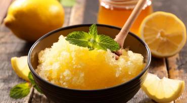 GRANITA AL LIMONE E MIELE