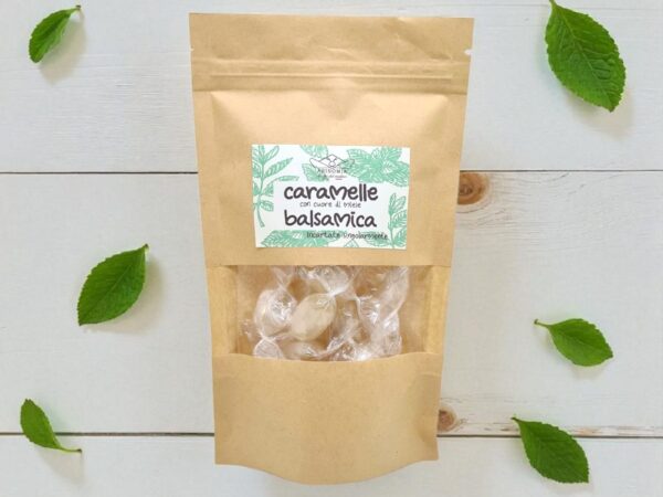 Caramelle BALSAMICA con cuore di miele