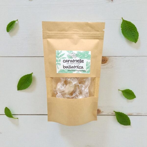 Caramelle BALSAMICA con cuore di miele