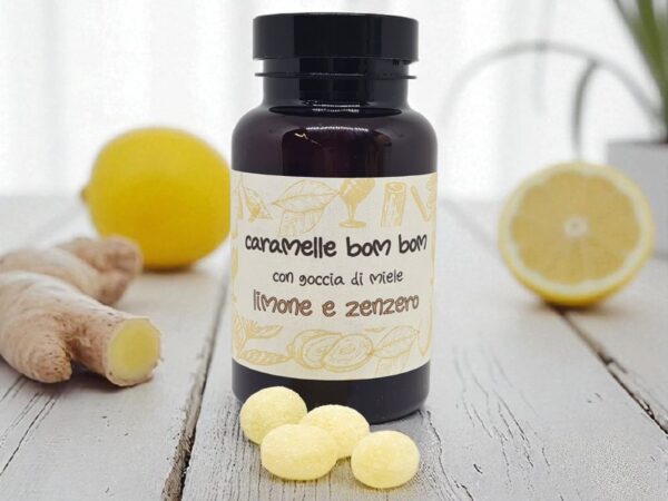 Caramelle bombom LIMONE e ZENZERO