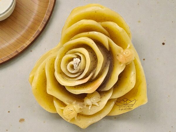 Rosa Cuore con Coccinelle