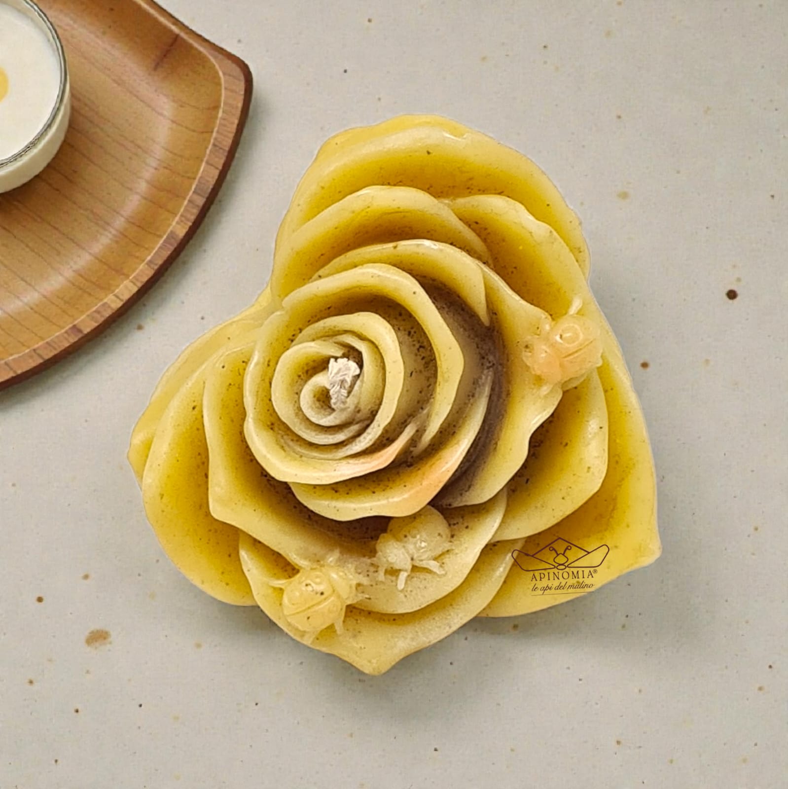 Rosa Cuore con Coccinelle