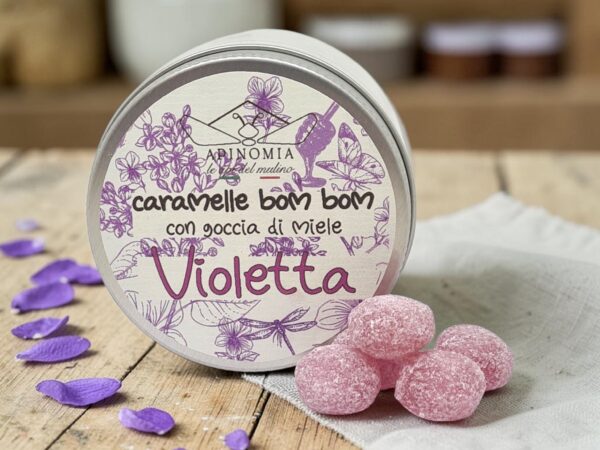 Caramelle VIOLETTA con goccia di miele